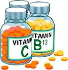 Dailyvitamin substances corresponding to organic food.