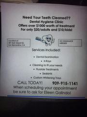 AFFORDABLE teeth cleanings